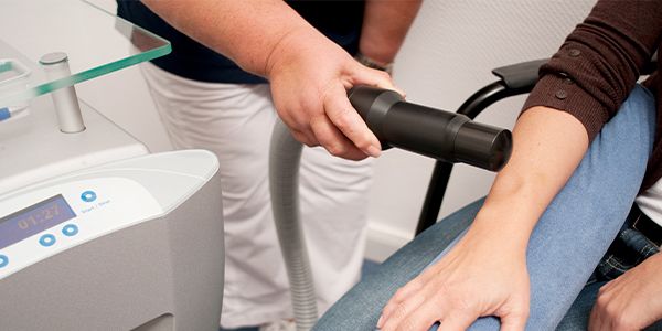 Kryotherapie am Arm